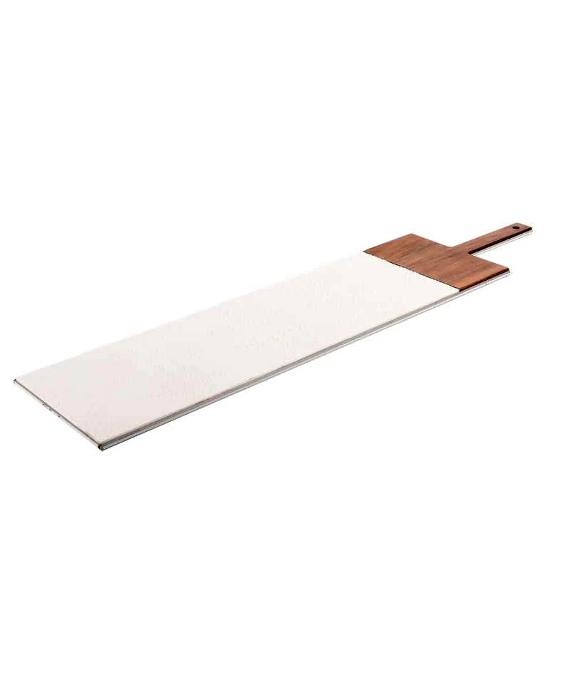 tagliere KNindustrie legno e porcellana misura grande