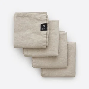 tovagliolo set 4 pezzi tinta grigio chiaro